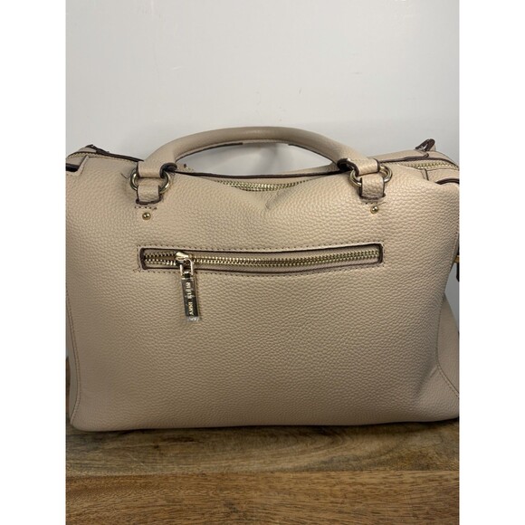 Anne Klein Tan Satchel Purse Handbag Soft Mint Condition - Picture 6 of 16
